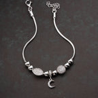 MIT SICHELMOND-CHARM ARMKETTE | 925 SILBER