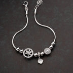 MIT GLÜCKS-CHARM ARMKETTE | 925 SILBER