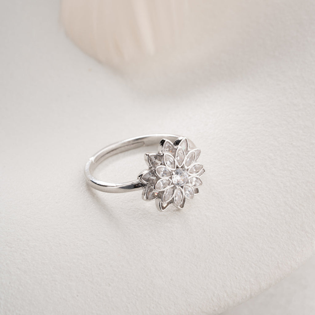 LOTUS RING | 925 SILBER