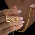 INFINITY BUTTERFLY NAMENSSKETTE | 925 SILBER