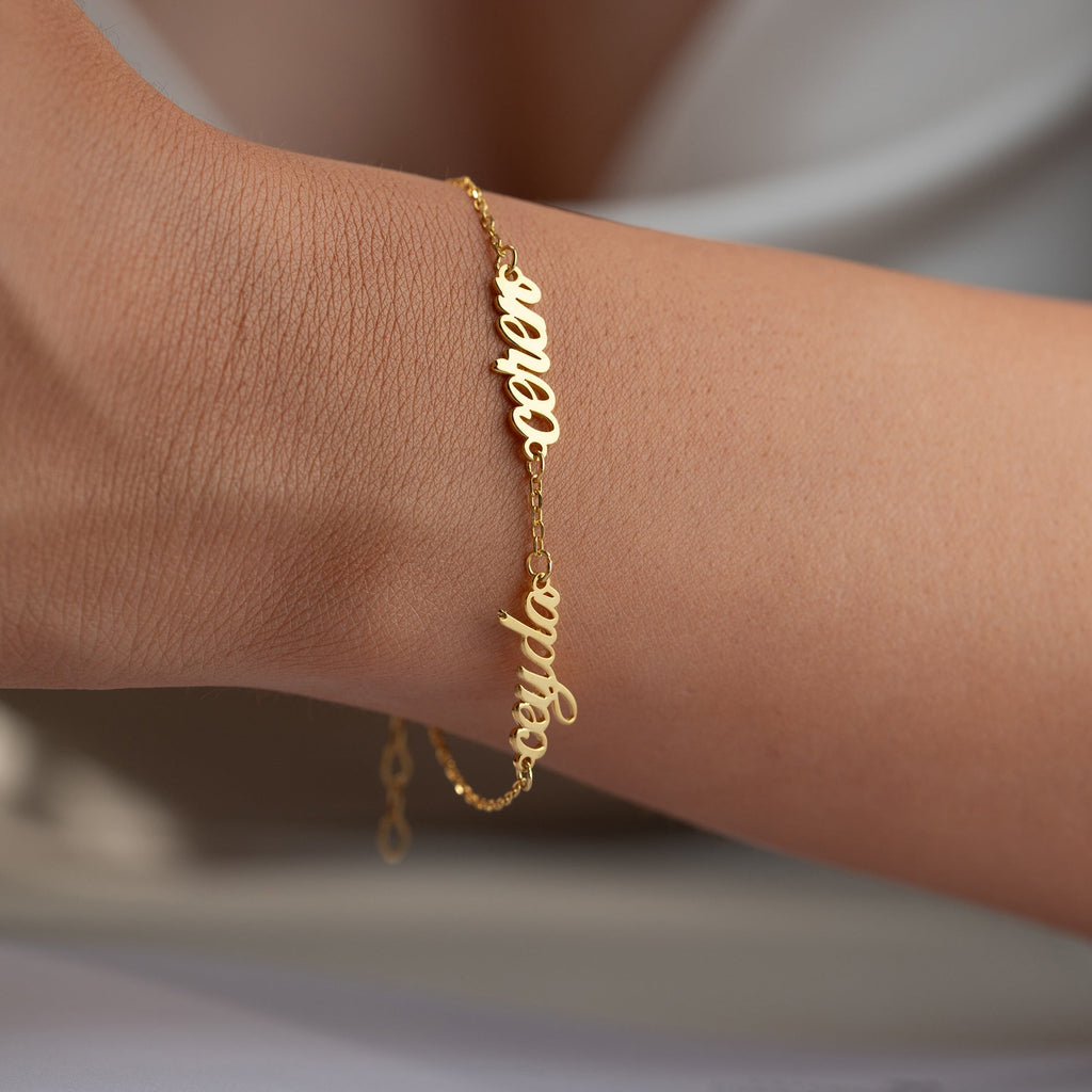2'ER NAMENS ARMKETTE | 925 SILBER