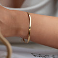 BUCHSTABEN SNAKE ARMKETTE | 925 SILBER