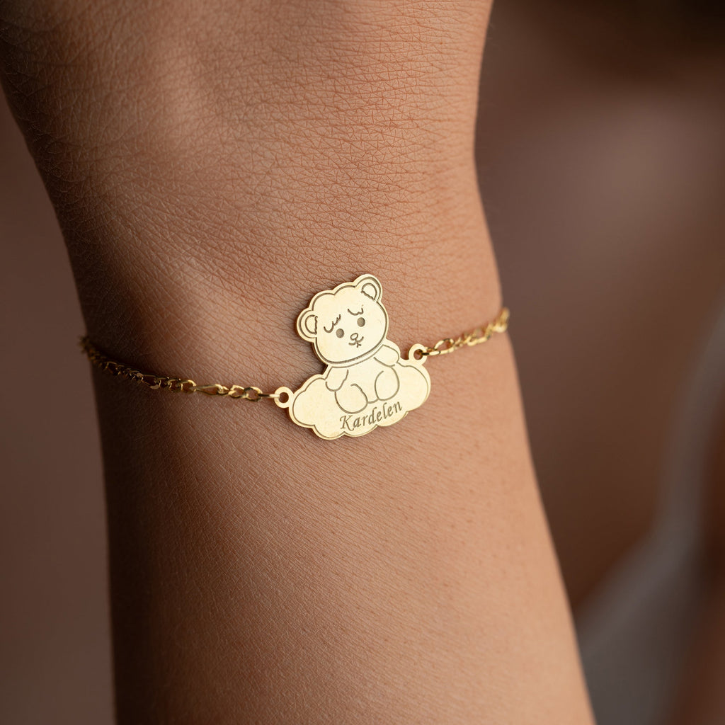 TEDDYBÄR ARMKETTE | 925 SILBER
