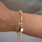 PEARL NAMENS ARMKETTE | 925 SILBER