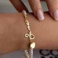 PEARL NAMENS ARMKETTE | 925 SILBER