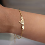 SHINE NAMENS ARMKETTE | 925 SILBER