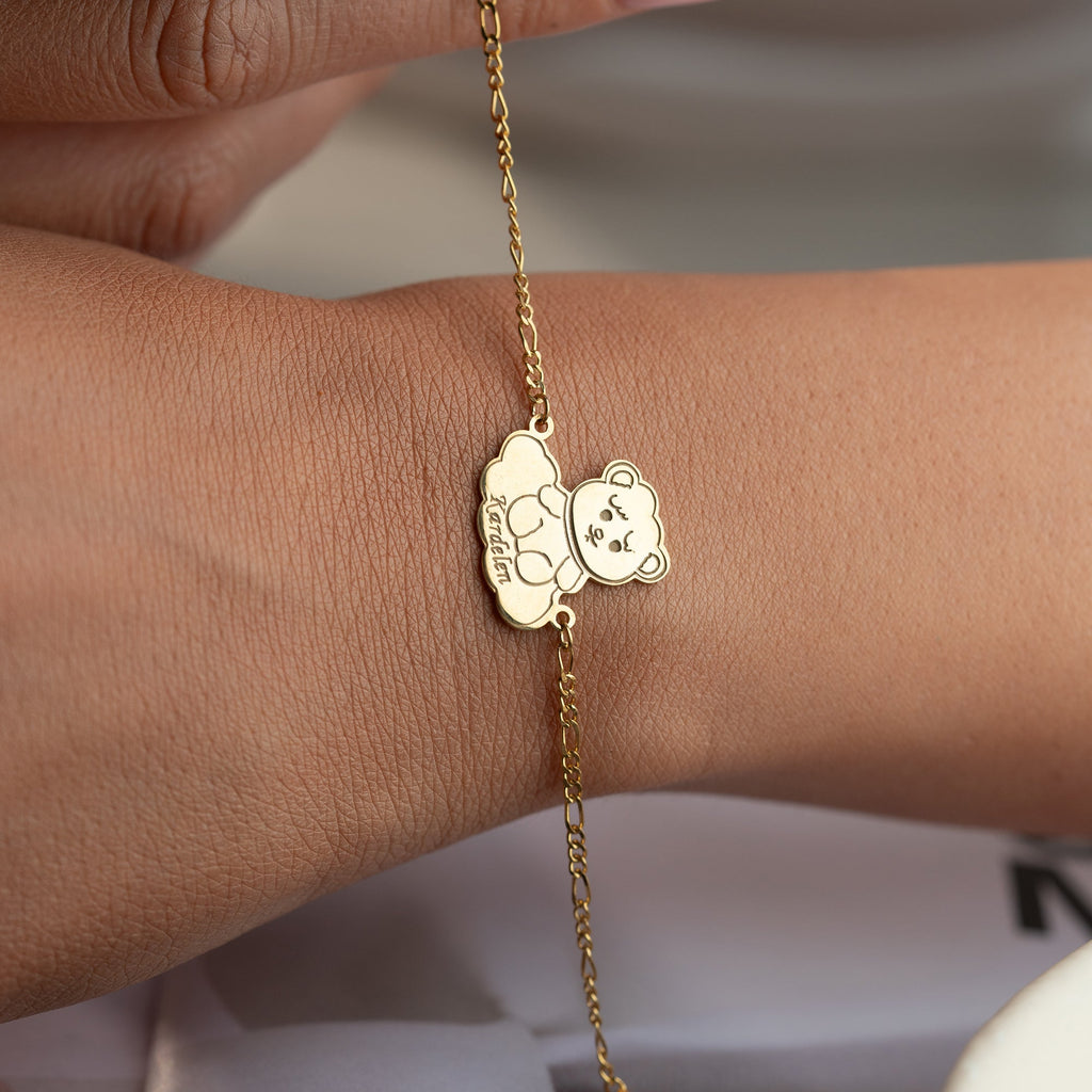 TEDDYBÄR ARMKETTE | 925 SILBER