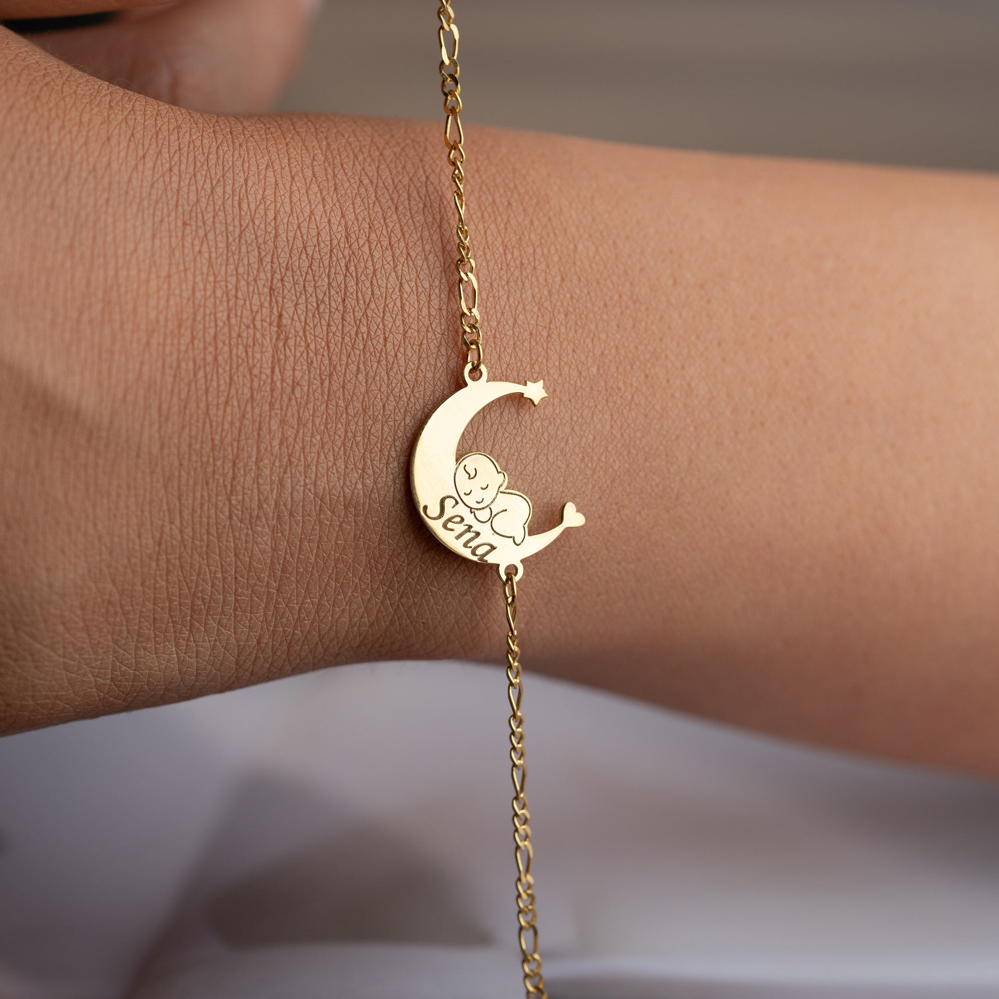 BABY MOON ARMKETTE | 925 SILBER