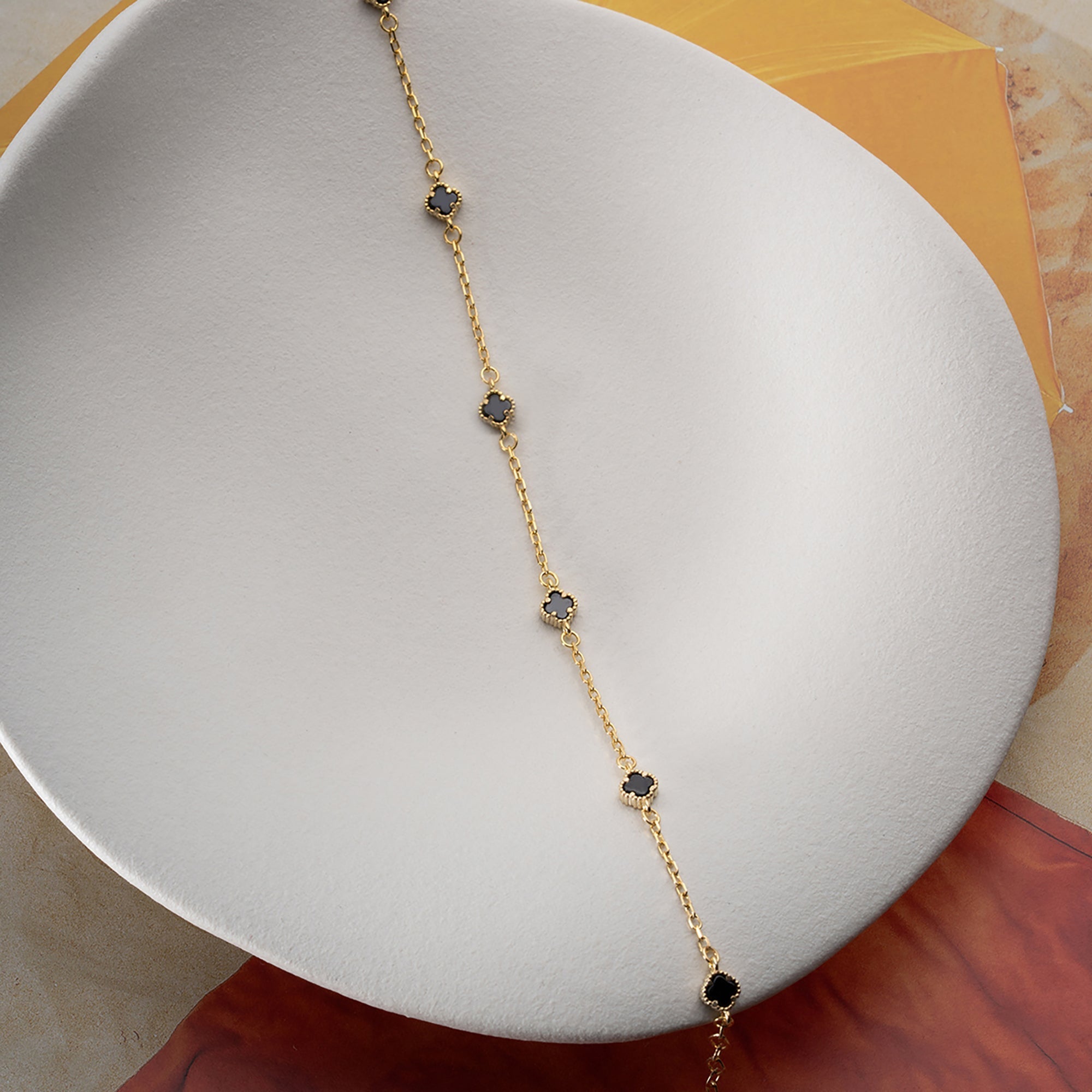 EREL FUSSKETTE aus 925 Silber - Eleganter Halskette - AURIME