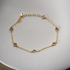 EREL FUSSKETTE aus 925 Silber - Eleganter Halskette - AURIME