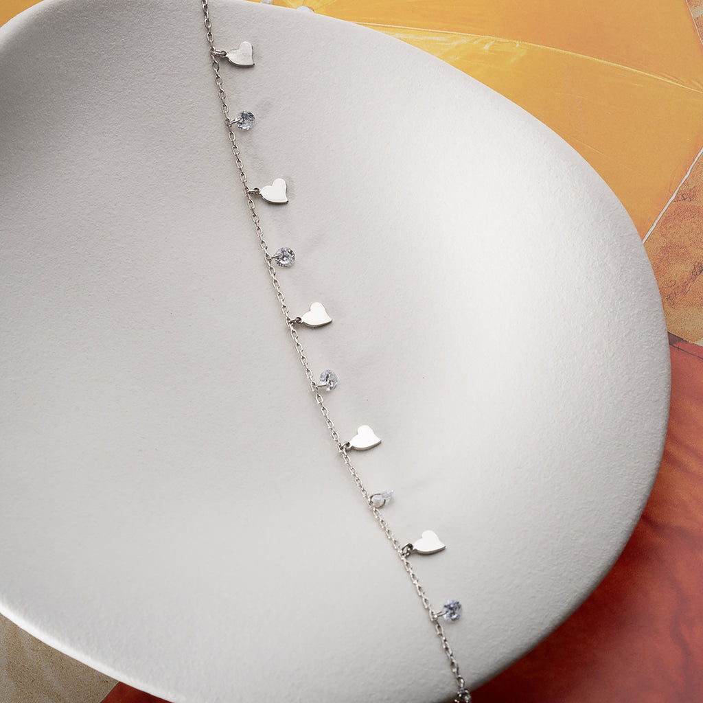 SAVA FUSSKETTE aus 925 Silber - Eleganter Halskette - AURIME
