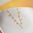 YONA HEART FUSSKETTE aus 925 Silber - Eleganter Halskette - AURIME