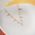TIRA FUSSKETTE aus 925 Silber - Eleganter Halskette - AURIME