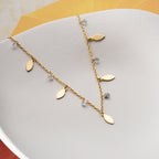 ZENYA FUSSKETTE aus 925 Silber - Eleganter Halskette - AURIME