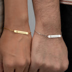 SPOTIFY PLÄTTCHEN PAAR-ARMBÄNDER | 925 SILBER