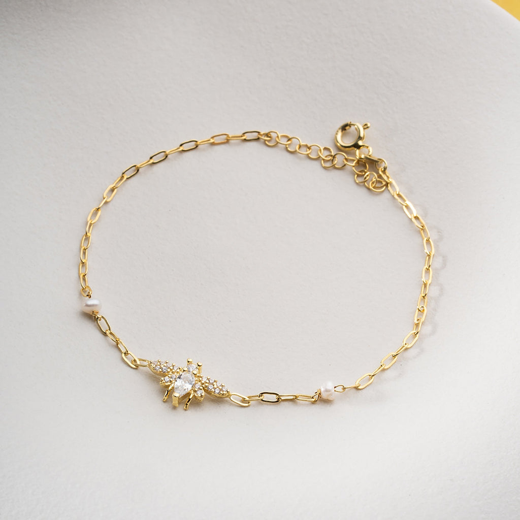 PEARL MIA ARMBAND aus 925 Silber - Eleganter Armband - AURIME