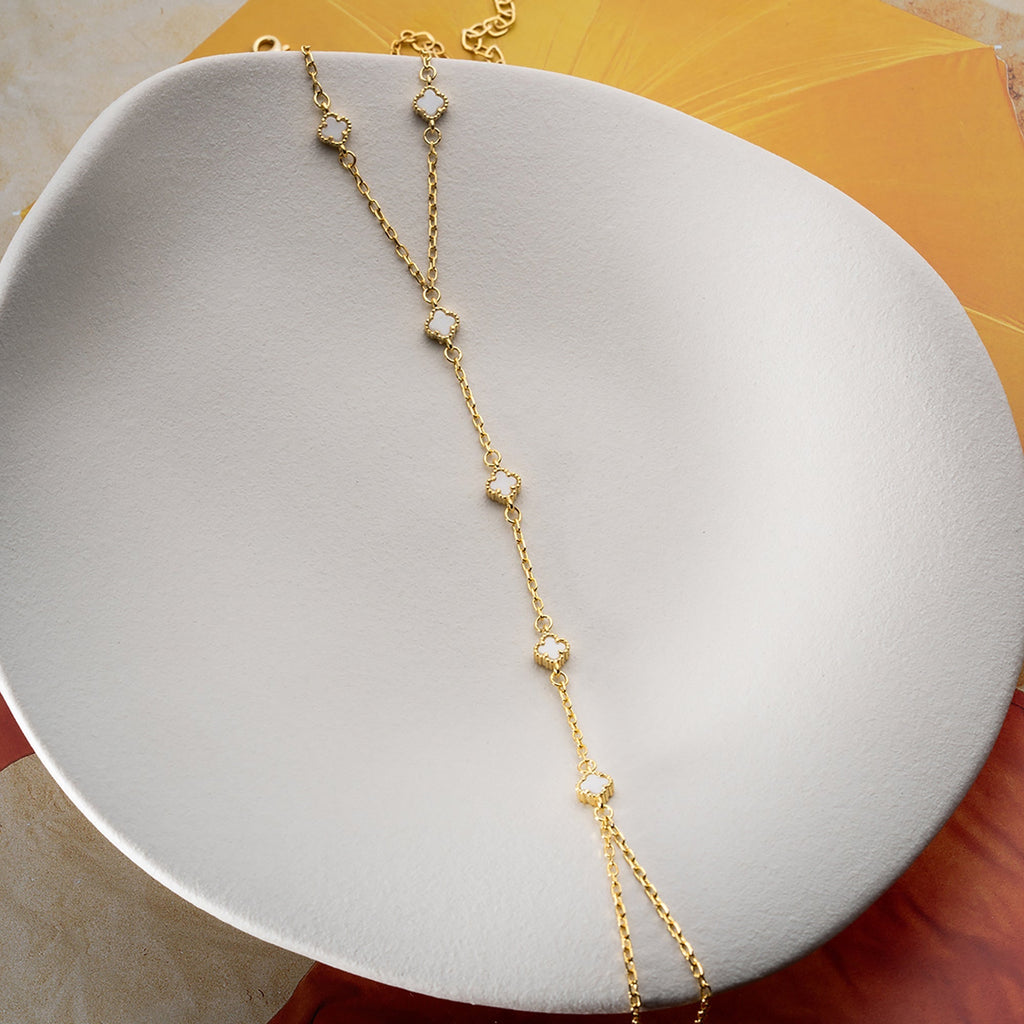 MINI KLEE WHITE HANDKETTE | 925 SILBER