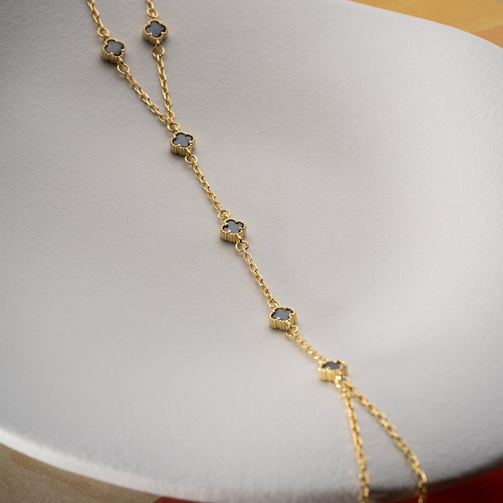 MINI KLEE BLACK HANDKETTE | 925 SILBER