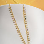 MIE STERN COLORFULL KETTE aus 925 Silber - Eleganter Halskette - AURIME