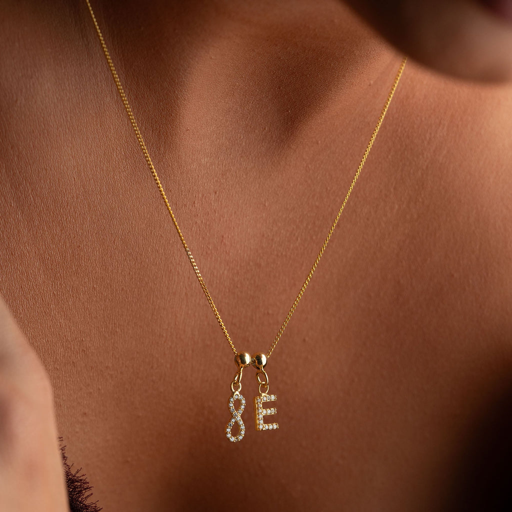 INFINITY LETTER HALSKETTE | 925 SILBER