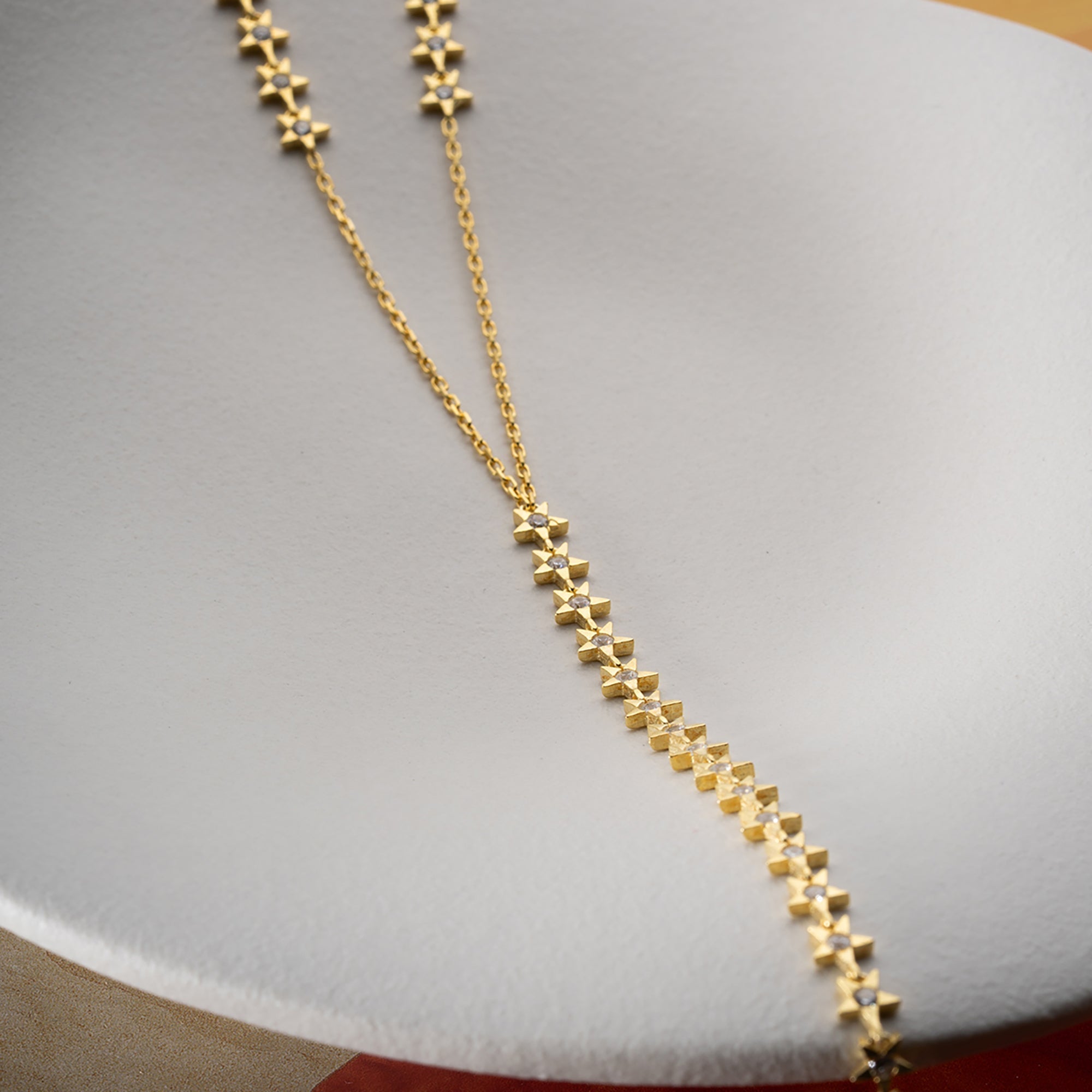 MOI STERN Y KETTE aus 925 Silber - Eleganter Halskette - AURIME