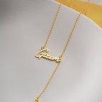 RIU Y NAMENS KETTE aus 925 Silber - Eleganter Halskette - AURIME