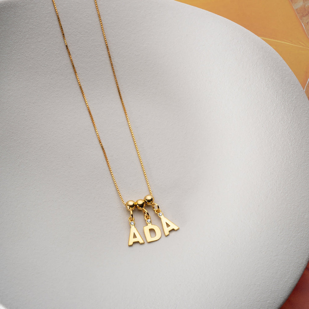 AMOR NAMENS KETTE aus 925 Silber - Eleganter Halskette - AURIME