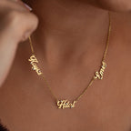 TRIO SHINE HALSKETTE | 925 SILBER