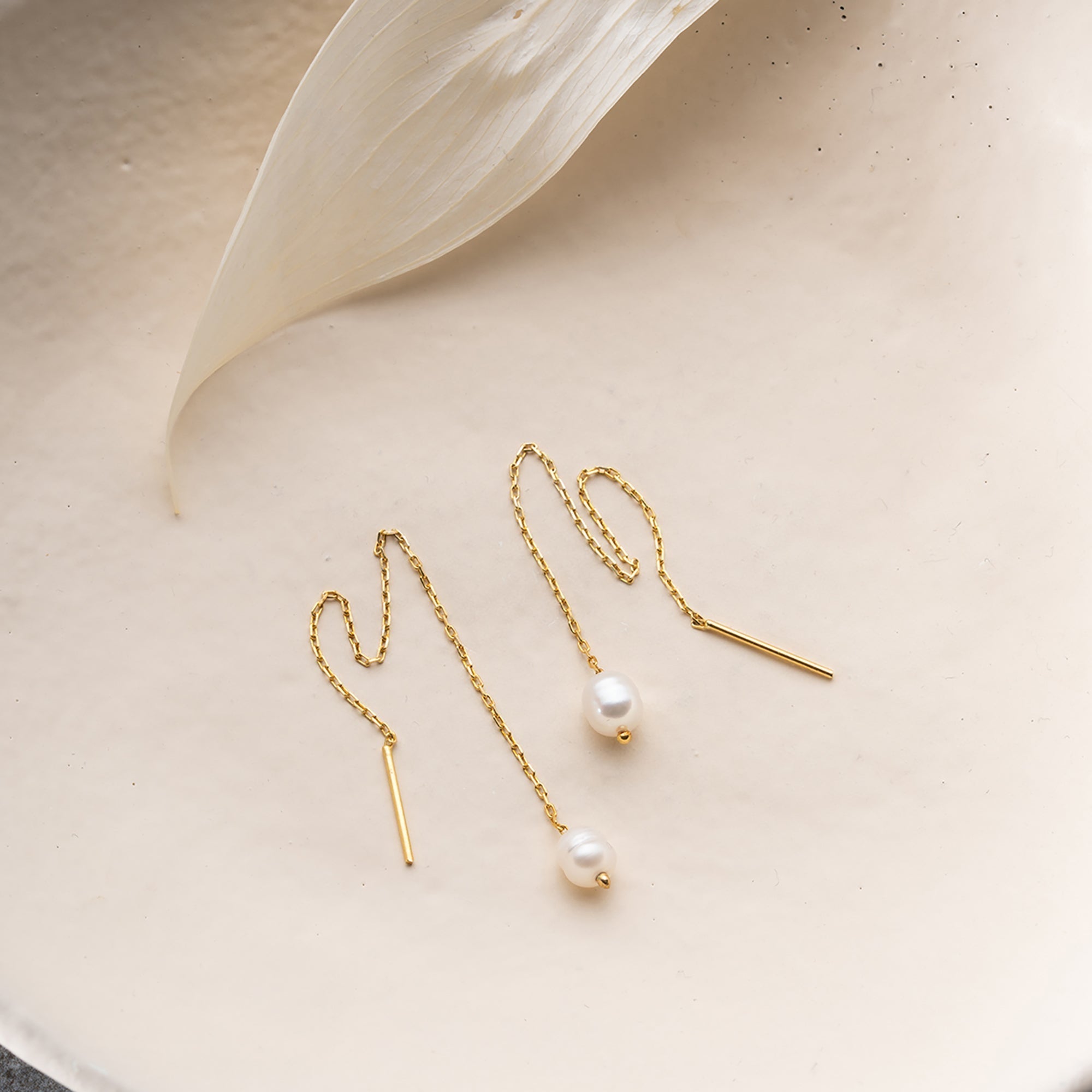 ERE PEARL OHRRINGE aus 925 Silber - Eleganter Ohrringe - AURIME