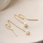ERE PEARL OHRRINGE aus 925 Silber - Eleganter Ohrringe - AURIME