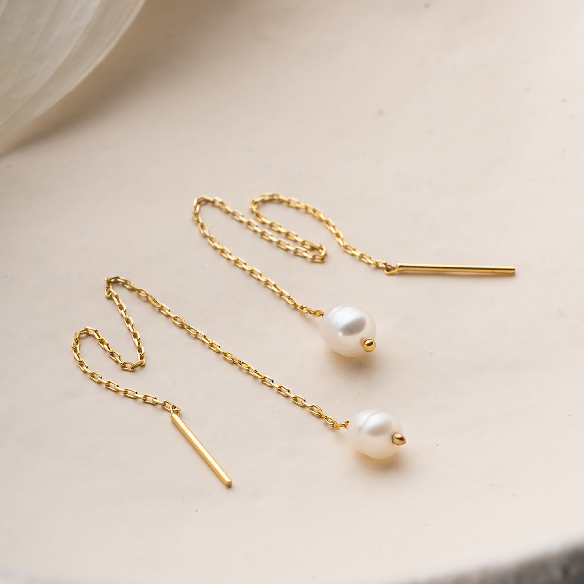 ERE PEARL OHRRINGE aus 925 Silber - Eleganter Ohrringe - AURIME