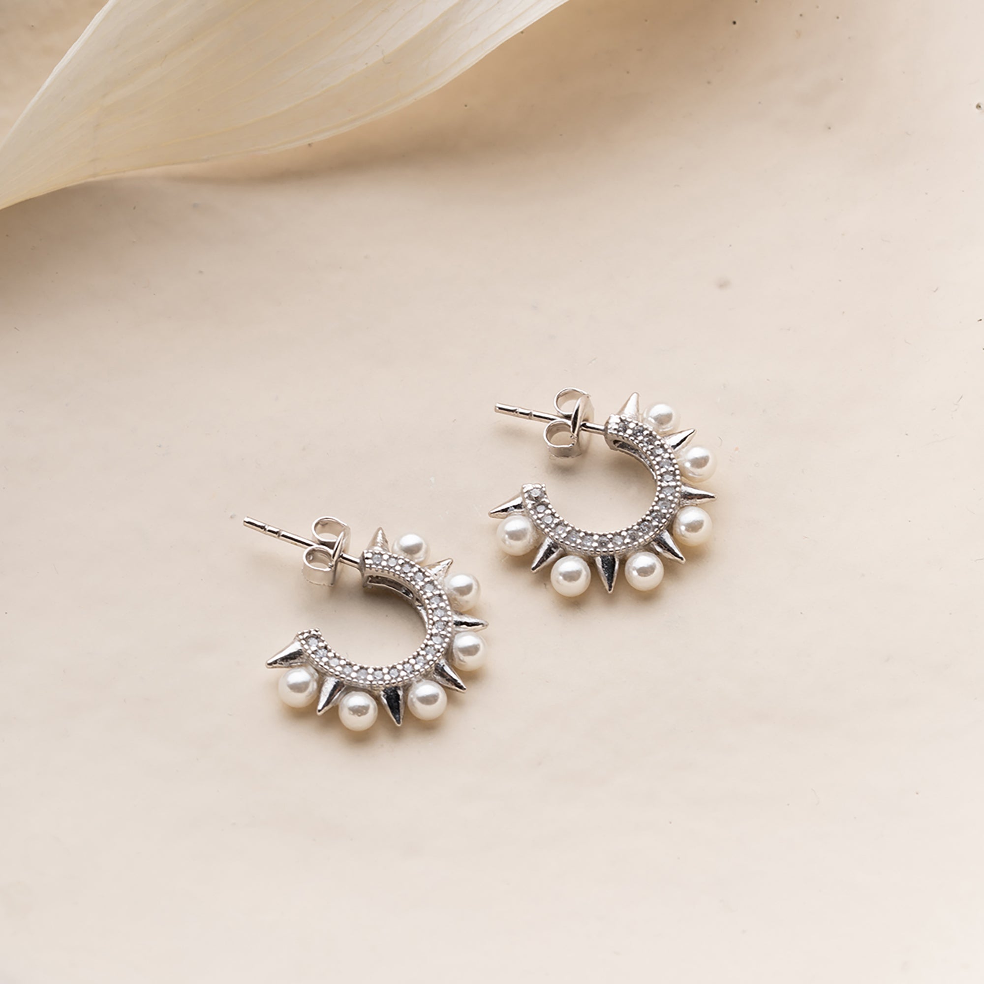 MINA PEARL OHRRINGE aus 925 Silber - Eleganter Ohrringe - AURIME
