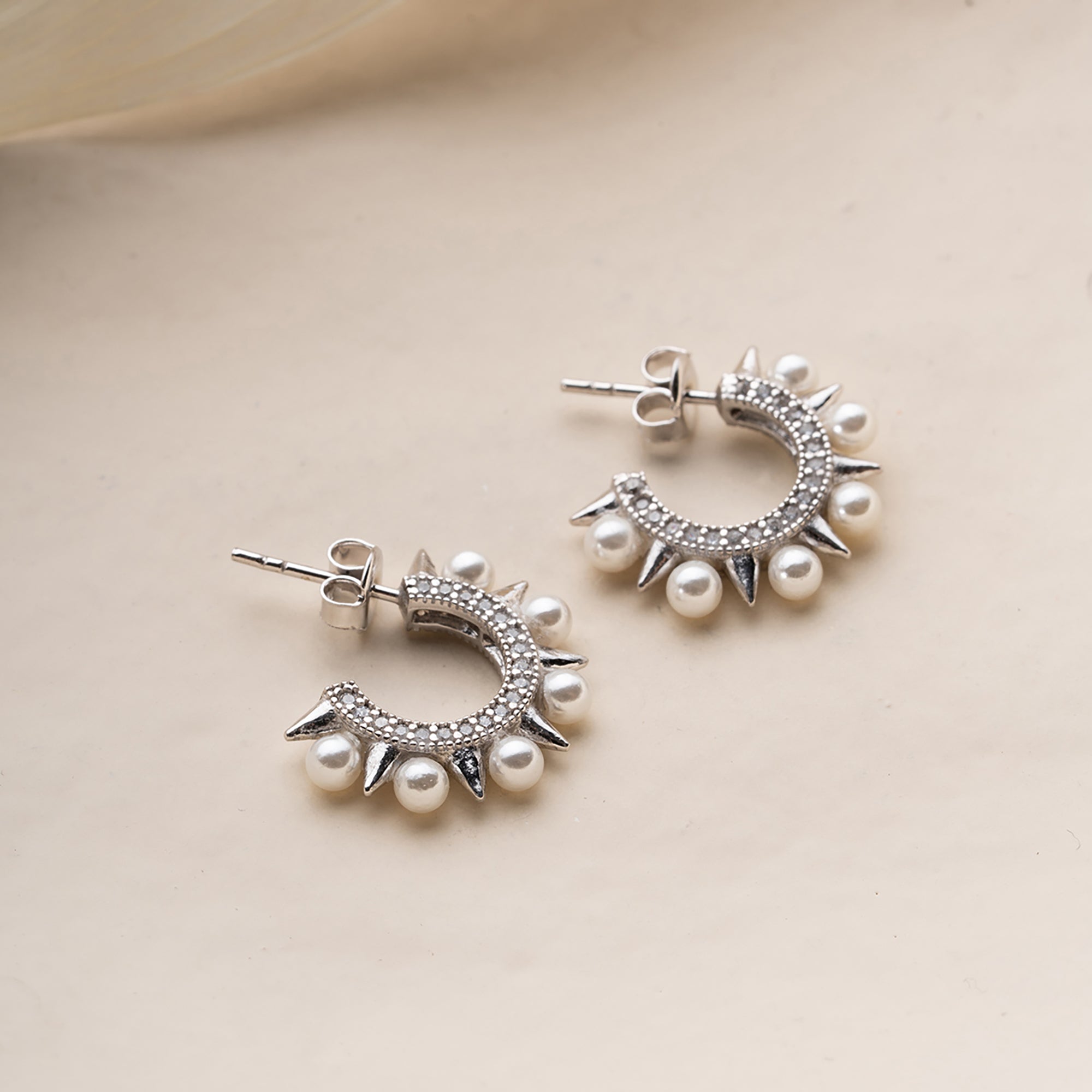 MINA PEARL OHRRINGE aus 925 Silber - Eleganter Ohrringe - AURIME