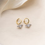 BEE PEARL OHRRINGE aus 925 Silber - Eleganter Ohrringe - AURIME