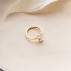 BIG DROP RING aus 925 Silber - Eleganter Ring - AURIME