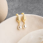 RUTA PEARL OHRRINGE aus 925 Silber - Eleganter Ohrringe - AURIME