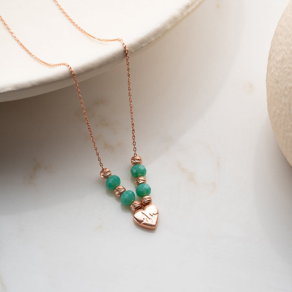 NOLTA HEART KETTE aus 925 Silber - Eleganter Halskette - AURIME