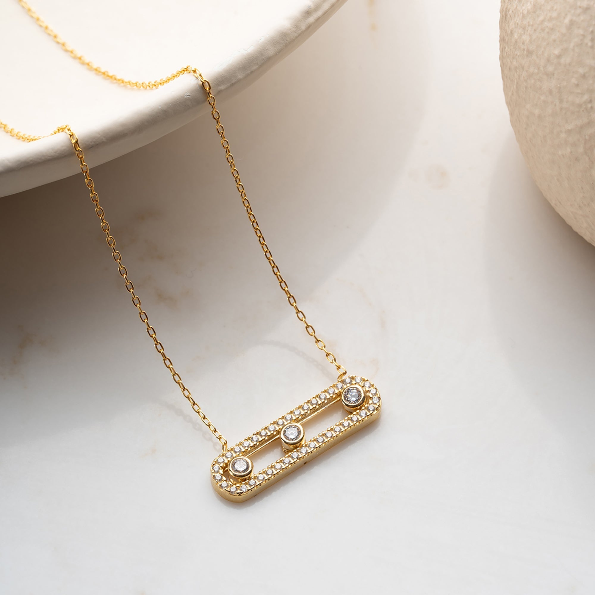 MIRAY KETTE aus 925 Silber - Eleganter Halskette - AURIME