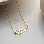 CUBIC NAMENS KETTE aus 925 Silber - Eleganter Halskette - AURIME