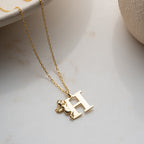 ANGELS BUCHSTABEN KETTE aus 925 Silber - Eleganter Halskette - AURIME