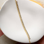 MULTI STONE FUSSKETTE aus 925 Silber - Eleganter Halskette - AURIME