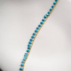 VELORA FUSSKETTE aus 925 Silber - Eleganter Halskette - AURIME