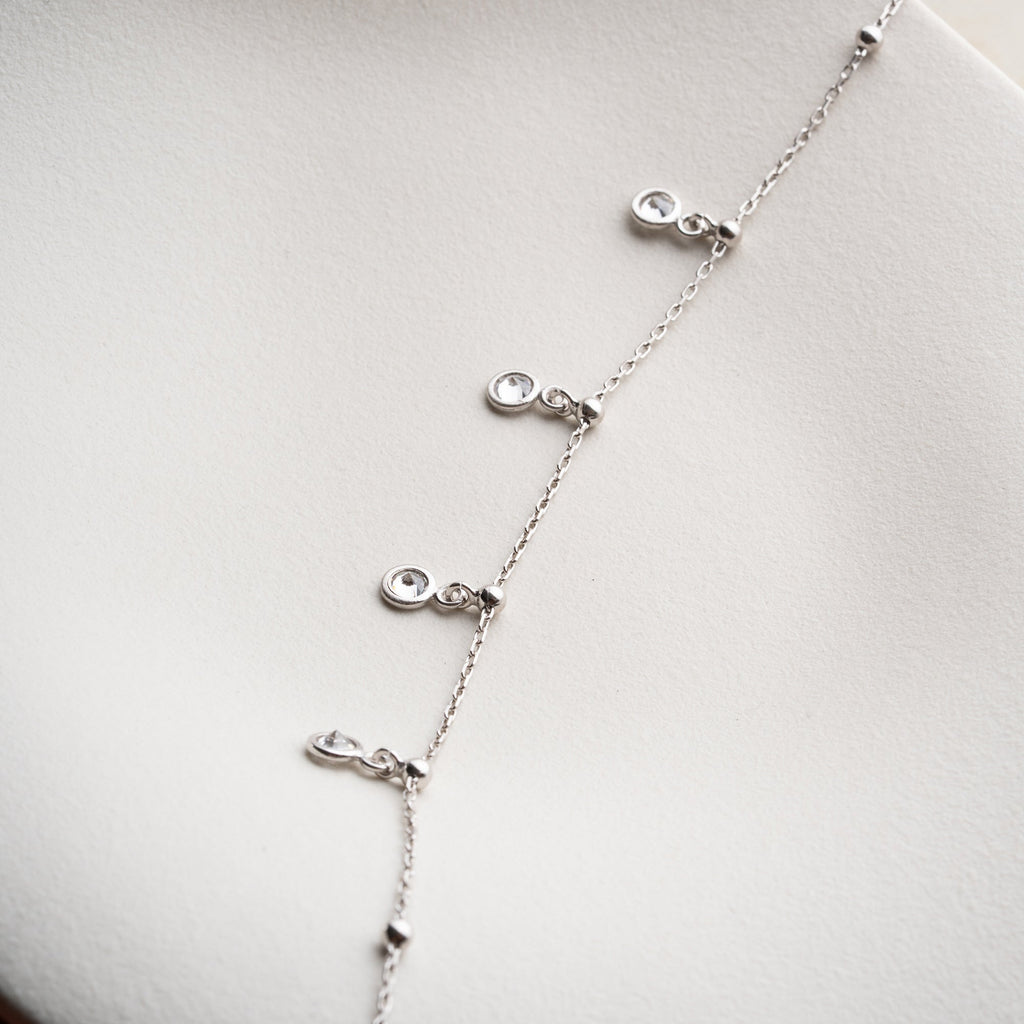 EDEN FUSSKETTE aus 925 Silber - Eleganter Halskette - AURIME