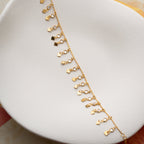CHAKRA FUSSKETTE aus 925 Silber - Eleganter Halskette - AURIME