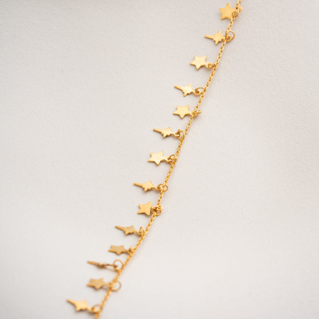 ELARIA FUSSKETTE aus 925 Silber - Eleganter Halskette - AURIME