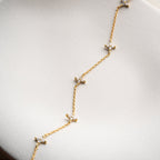 AURA FUSSKETTE aus 925 Silber - Eleganter Halskette - AURIME