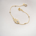 FATIMAS HAND LEIRA ARMBAND aus 925 Silber - Eleganter Armband - AURIME