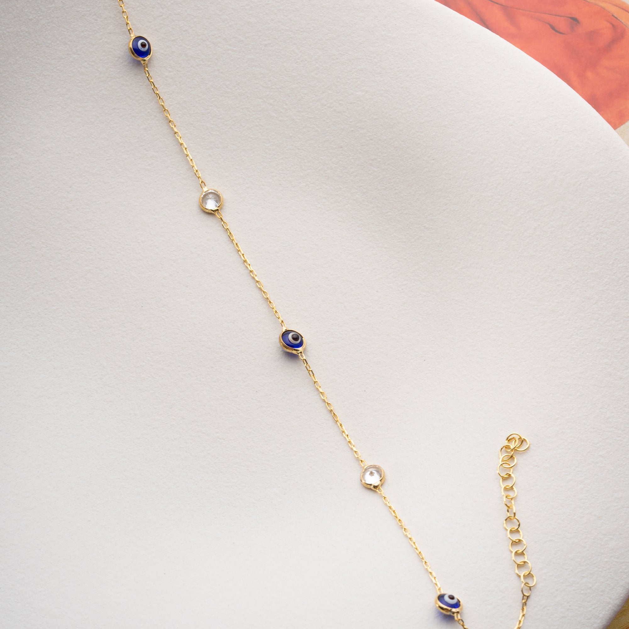 NAZAR X STONE ARMBAND aus 925 Silber - Eleganter Armband - AURIME