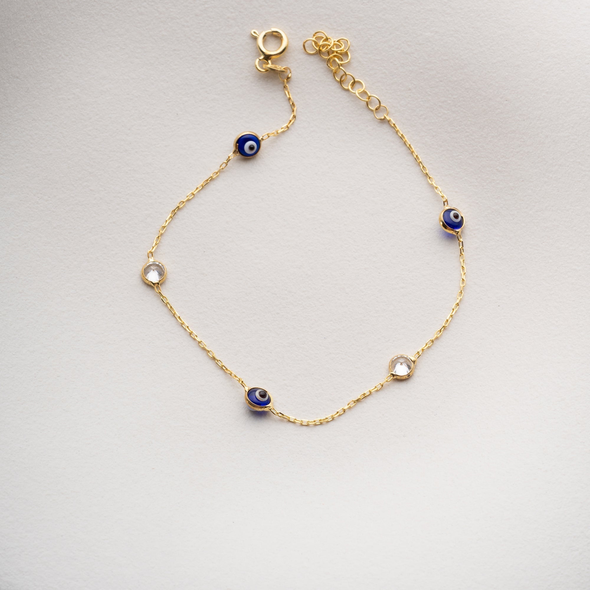 NAZAR X STONE ARMBAND aus 925 Silber - Eleganter Armband - AURIME