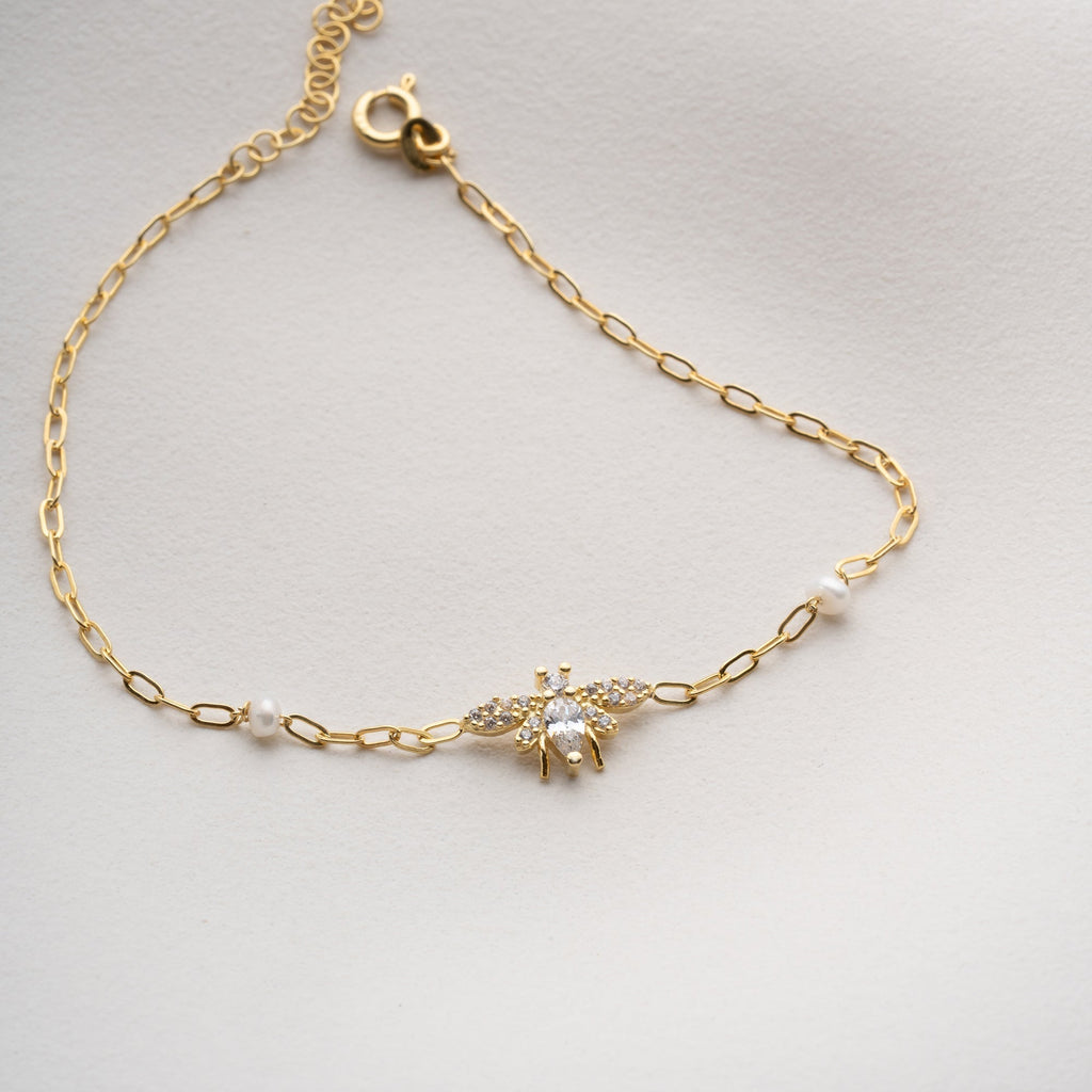 MIE PEARL ARMBAND aus 925 Silber - Eleganter Armband - AURIME